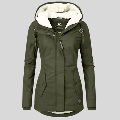 Damen Winterjacke mit Kapuze – Wasserdicht und Warm