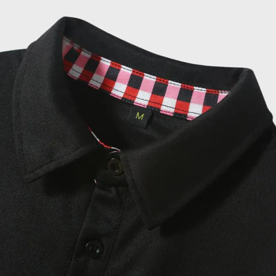 Mats Herren Langarm-Polo-Shirt