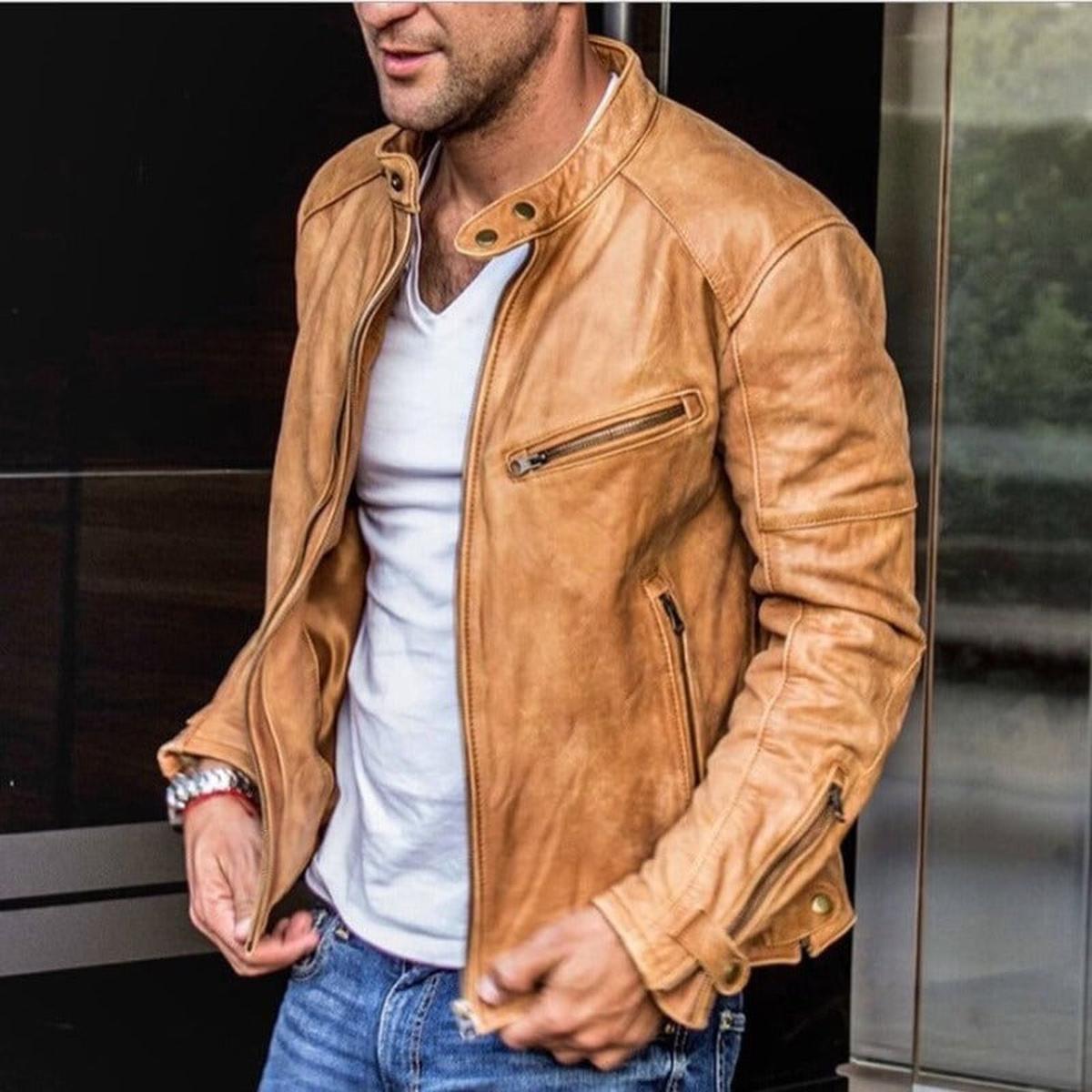 Herren Lederjacke – Wetterfest mit zeitlosem Stil