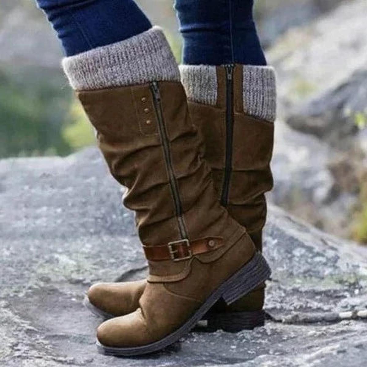 Damen Orthopädische Stiefel mit Rutschfester Sohle – Optimaler Komfort und Unterstützung