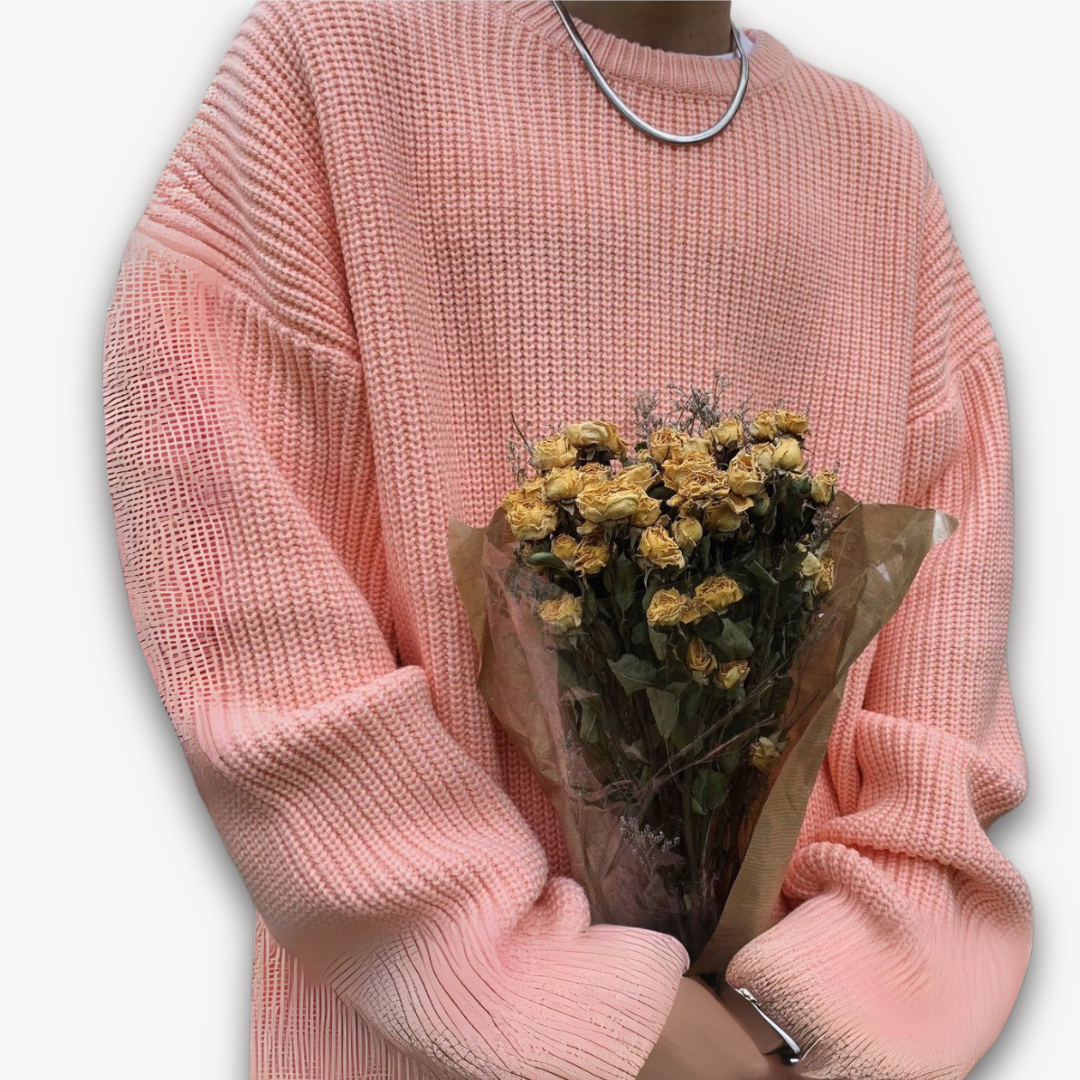 Herren Oversized Strickpullover für den Winter