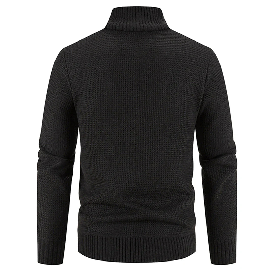 Hugo Stilvoll Herren Strickjacke - Elegante Herrenpullover