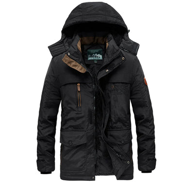 Adrian Herren Winterjacke mit Kapuze