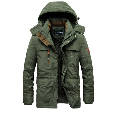 Adrian Herren Winterjacke mit Kapuze