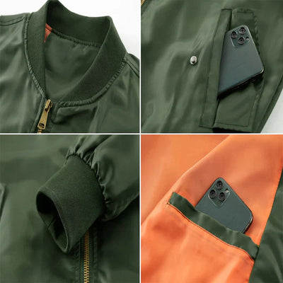 Milano Retro Bomberjacke – Klassischer Pilotenlook