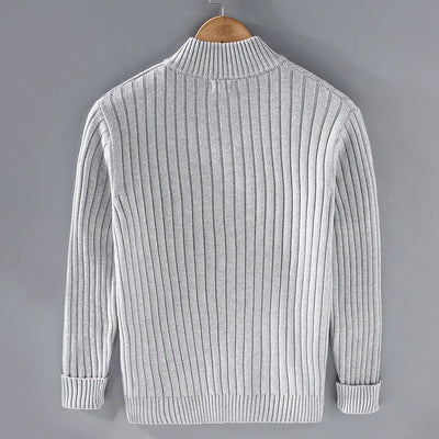 Cortona Klassischer Merino Rollkragenpullover für Herren