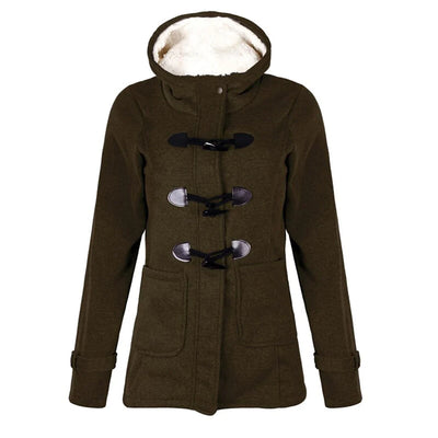 SAMANTHA – Damen Winterjacke mit Kapuze in Langform
