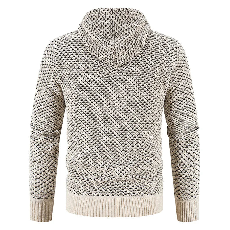 Warmood Premium Strickpullover – Elegante Wärme und Stil für Herren