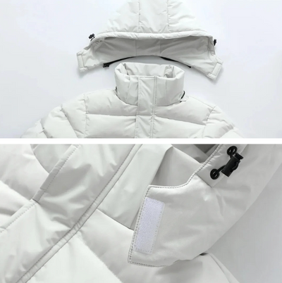 Damen Lange Pufferjacke – Kuschelige Winterjacke für kalte Tage