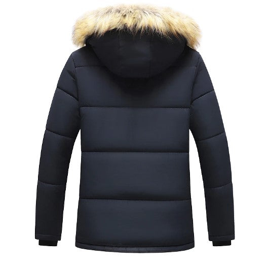 Herren Winterparka mit Abnehmbarer Kapuze – Bequem & Modisch