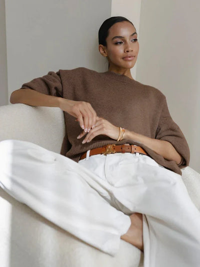 Damen Kaschmirpullover – Schlicht und Elegant