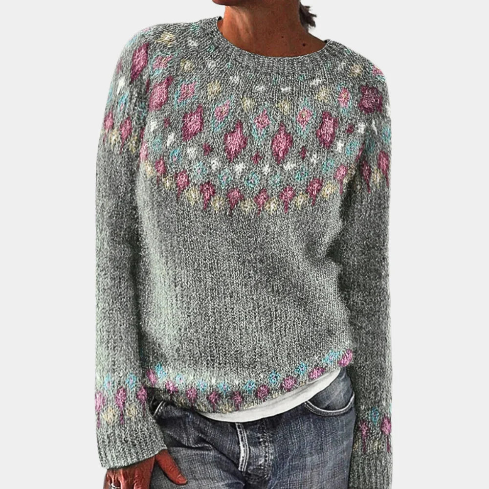 Alpina Wool Print Sweater