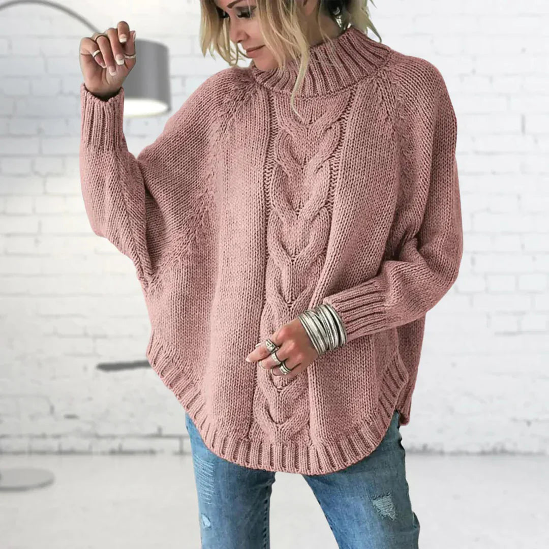VERICA – Langärmliger Grobstrickpullover für Damen, Warm und Elegant