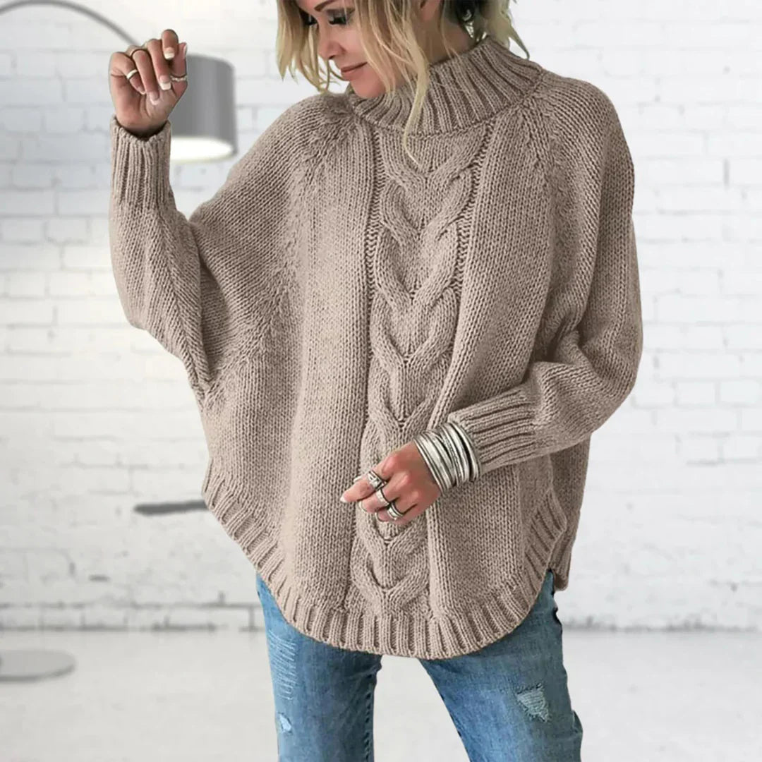 VERICA – Langärmliger Grobstrickpullover für Damen, Warm und Elegant