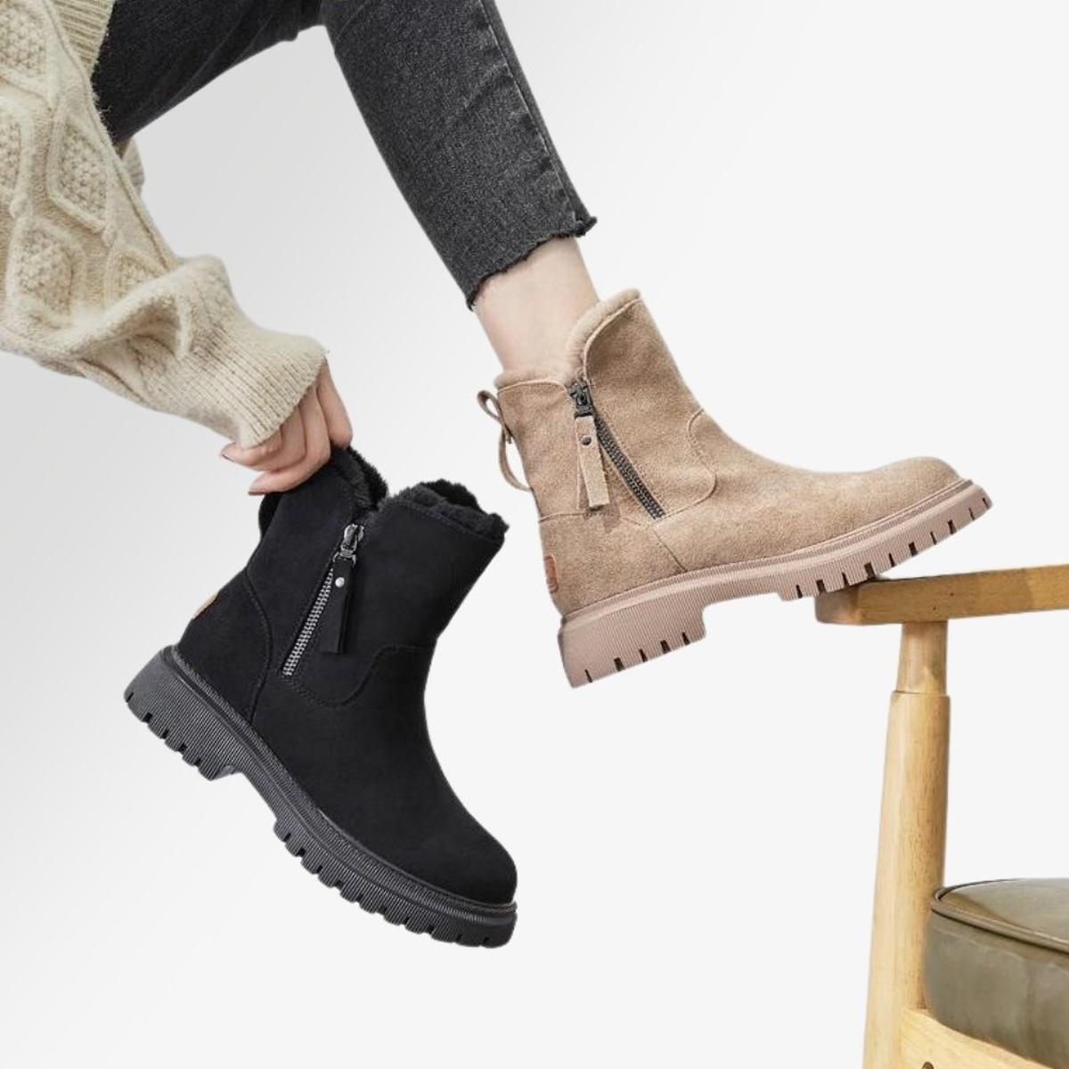 Damen Winterstiefel – Wasserdicht, Warm und Rutschfest
