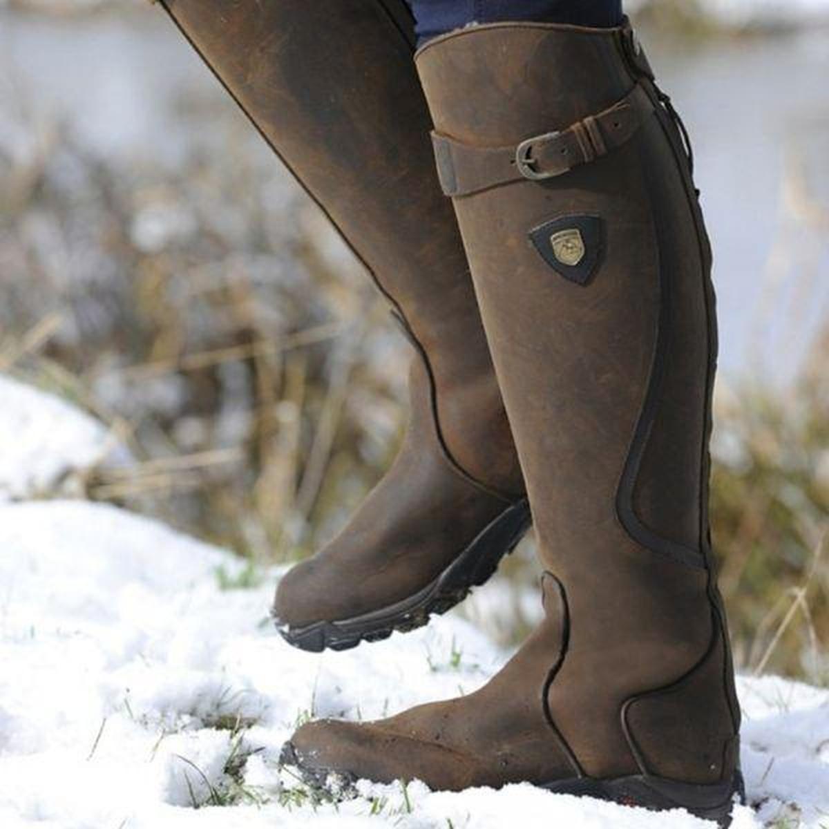 Damen Winter Reitstiefel – Wasserdicht, Warm & Elegant