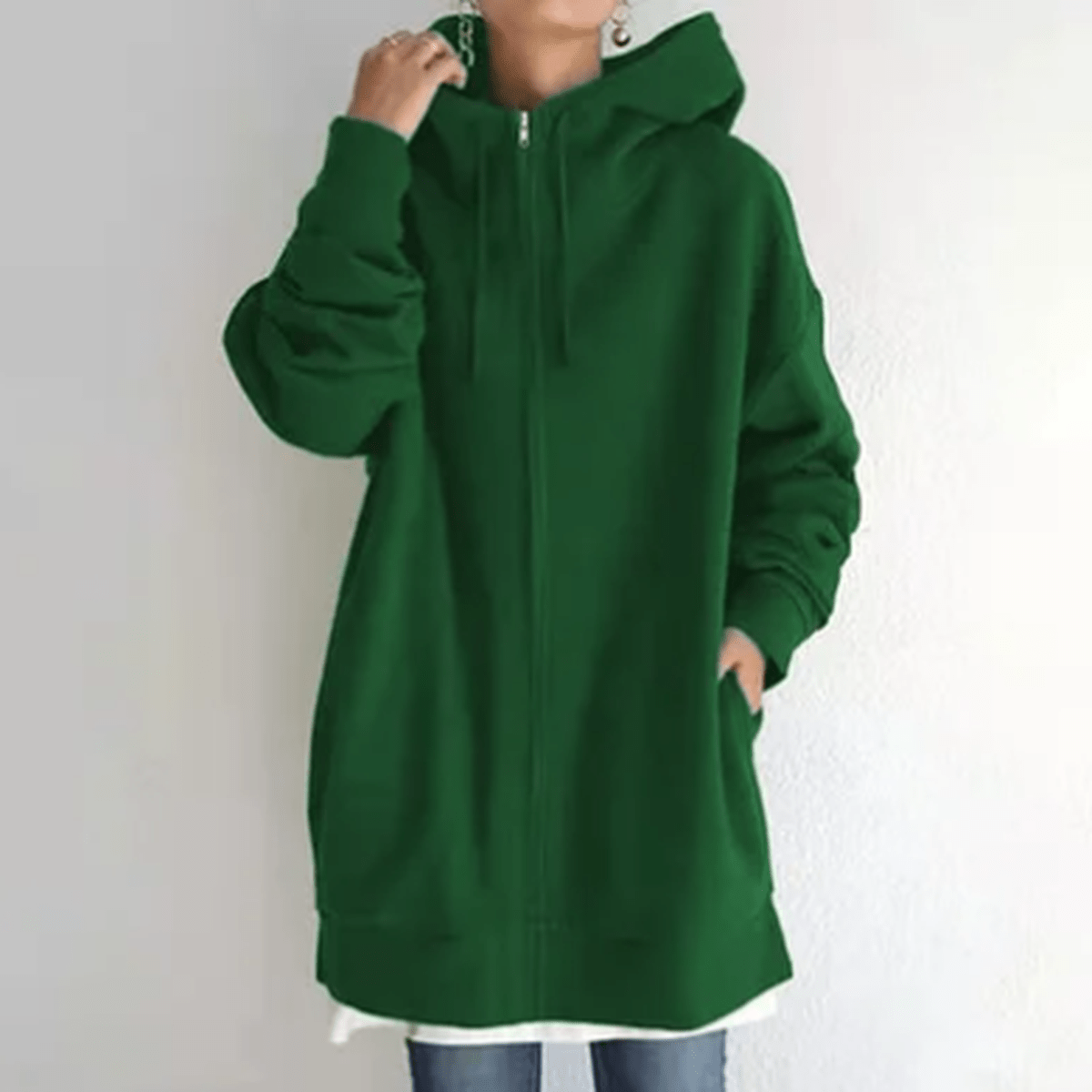 Frauen Zip-Up Hoodie – Stilvolles & Bequemes Design