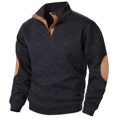 Herren V-Ausschnitt Sweatshirt für Outdoor und Freizeit