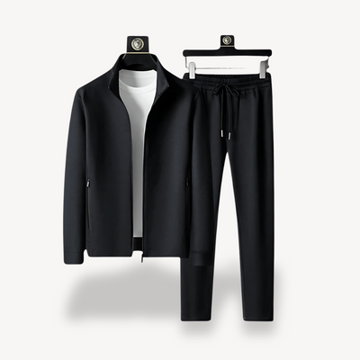 Herren Slim Fit Trainingsanzug – 2-teilig mit Hoodie und Baumwoll-Jogginghose