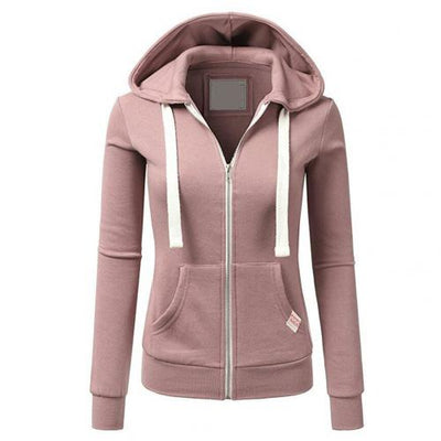 Frauen Oversized Zip Hoodie – Bequemer Stil mit Kapuze und Kängurutaschen