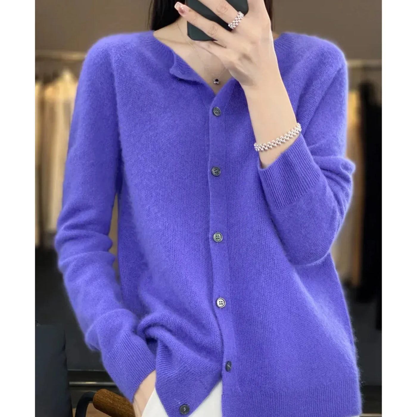 Luzern Merino Wool Cardigan