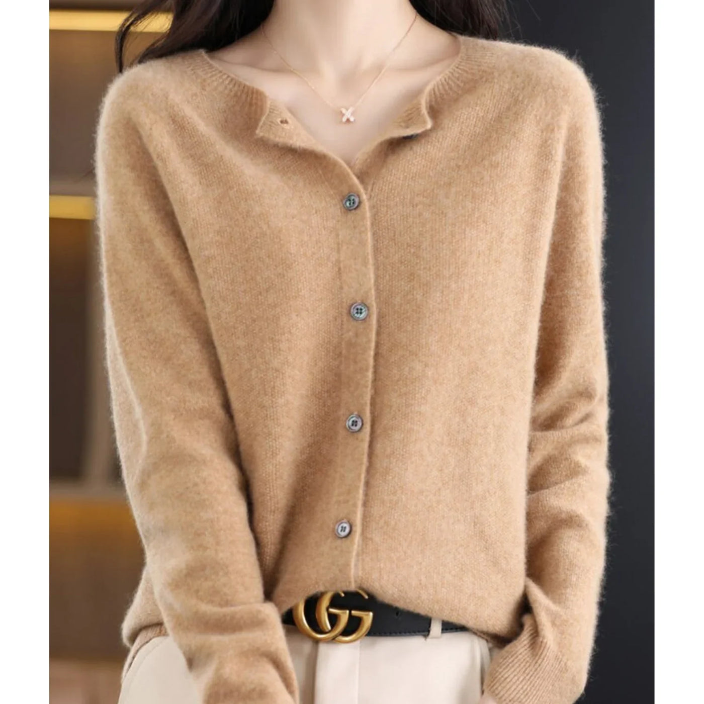 Luzern Merino Wool Cardigan