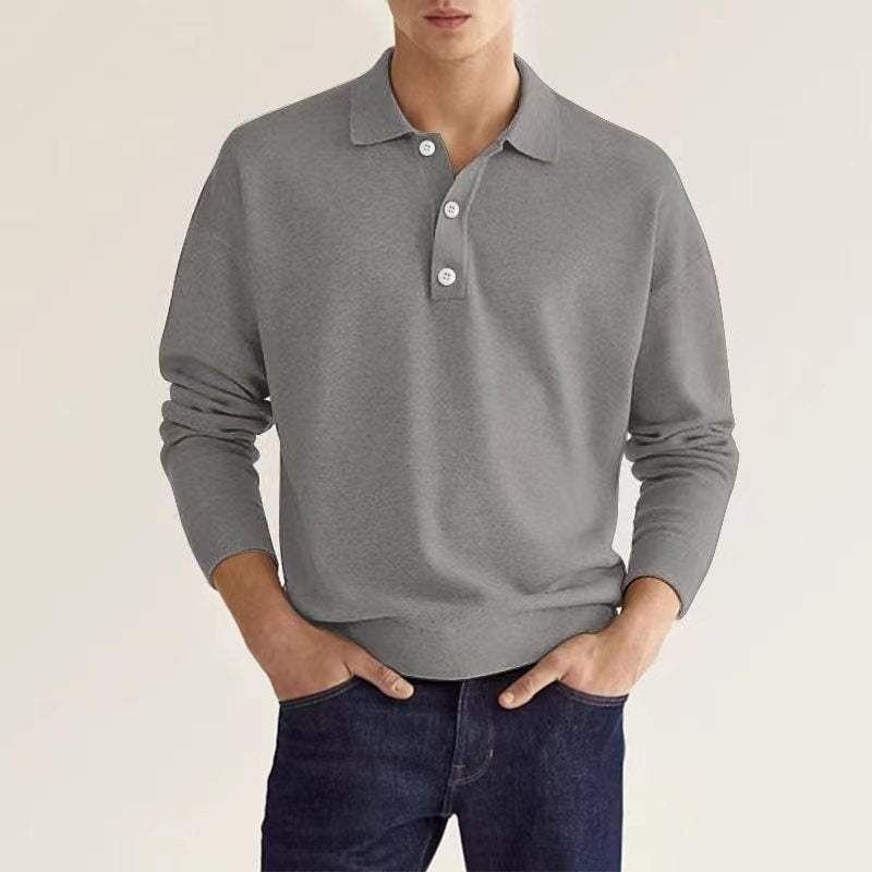 Herren Polo Pullover – Klassisches Design & Komfortable Materialkombination