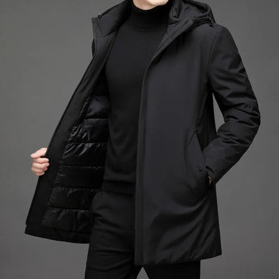 Herren Winterjacke – Wasserabweisend & Warm mit Klassischem Design