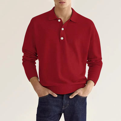 Herren Polo Pullover – Klassisches Design & Komfortable Materialkombination