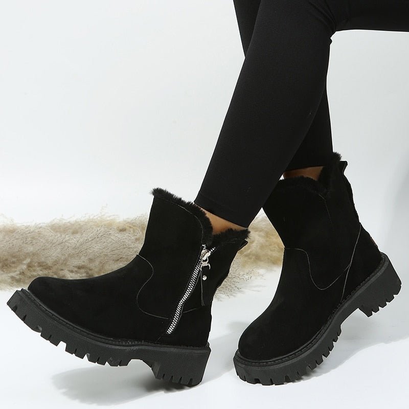 Stylische und Wasserdichte Damen Winterstiefel – Superwarm mit Futter