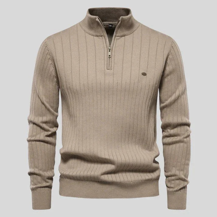 Gianni Premium Herrenpullover mit Halbzip