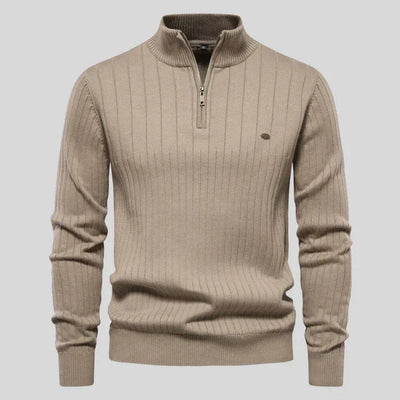 Gianni Premium Herrenpullover mit Halbzip