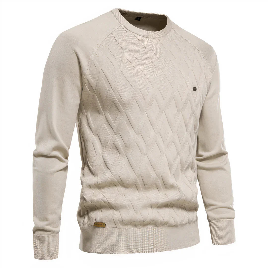 Herren Strickpullover mit Diamantmuster von Jordan