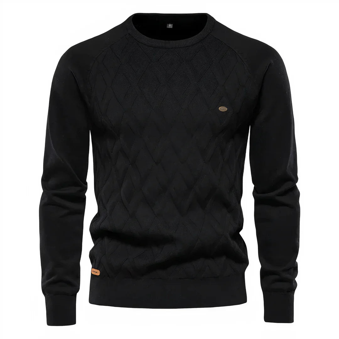Herren Strickpullover mit Diamantmuster von Jordan