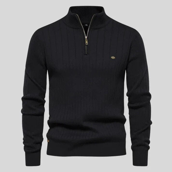 Gianni Premium Herrenpullover mit Halbzip