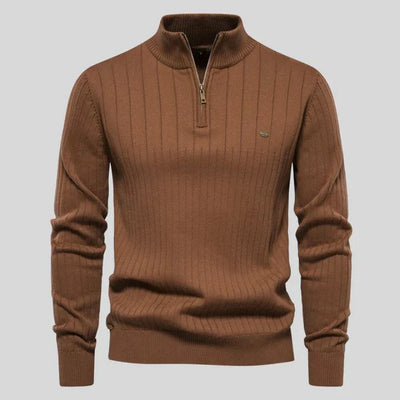 Gianni Premium Herrenpullover mit Halbzip