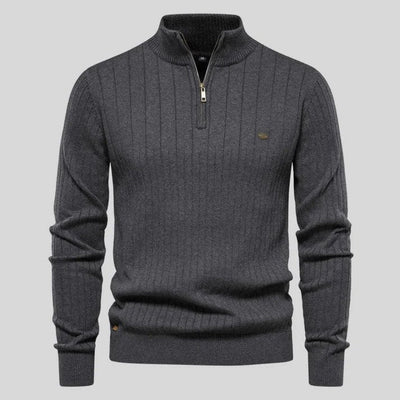 Gianni Premium Herrenpullover mit Halbzip