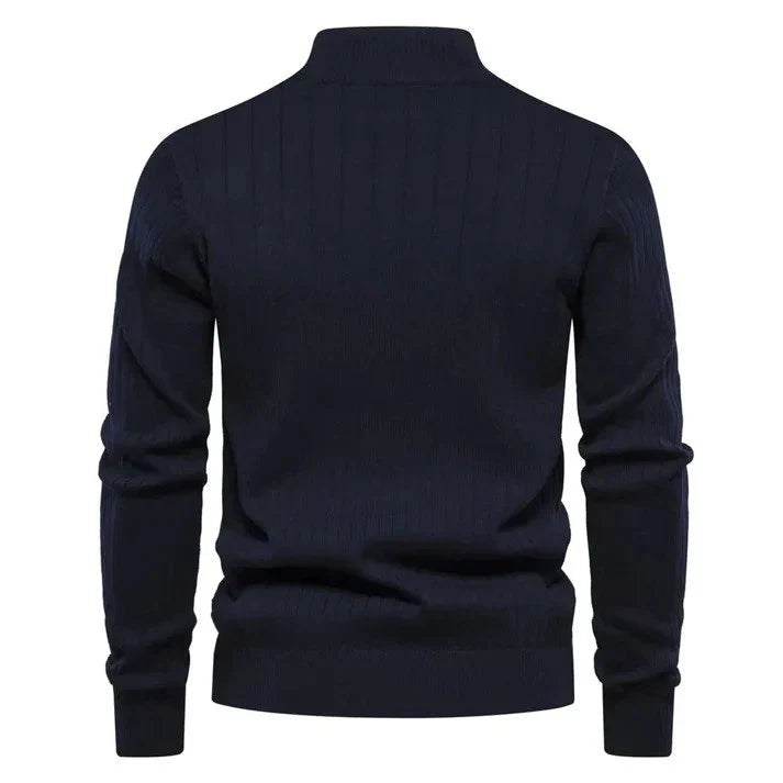 Gianni Premium Herrenpullover mit Halbzip