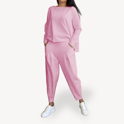 Damen Baumwoll Lounge Set – Komfortables 2-teiliges Ensemble