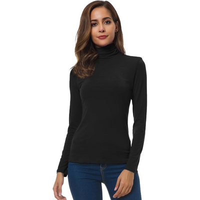 Damen Slim Fit Rollkragenpullover – Petra