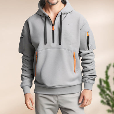 Adriano Half-Zip Pullover Hoodie