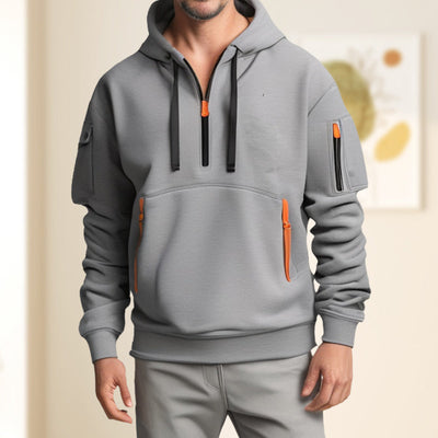 Adriano Half-Zip Pullover Hoodie